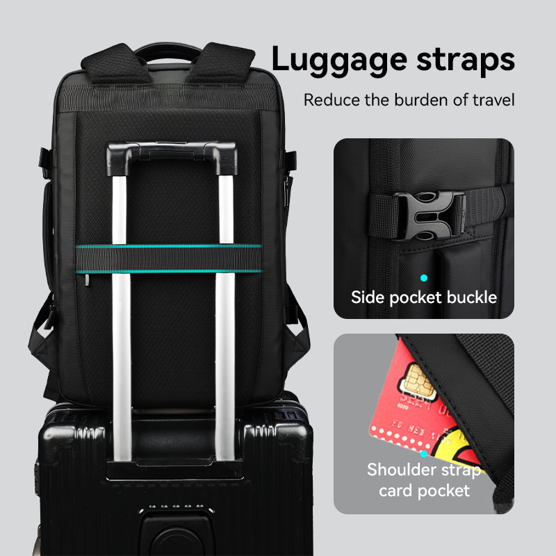 Expandos Compression: Larger And More Professional Multifunctional Buisness Backpack YKK Zipper