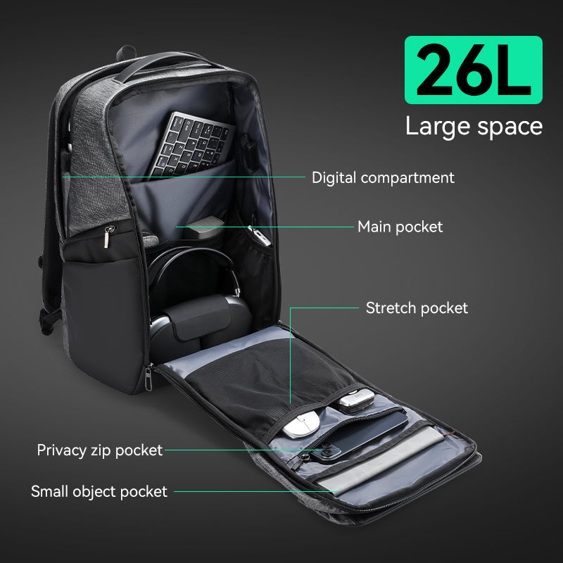 TravelEssentials: Large Capacity Backpack for Your Daily Use
