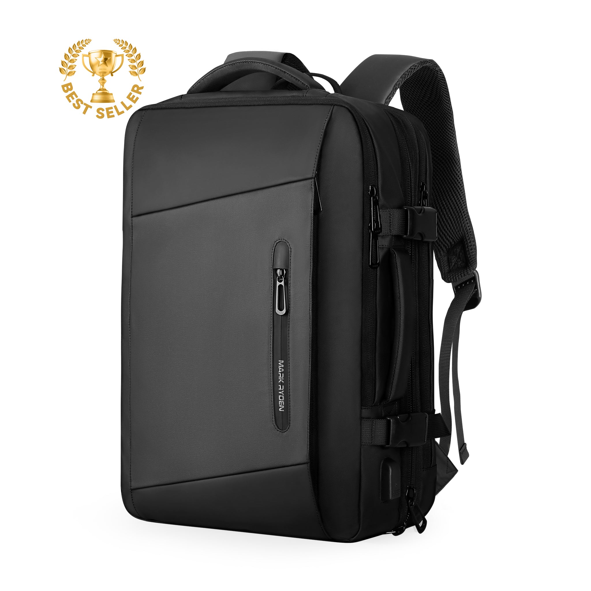 Expandos: Vielseitiger, erweiterbarer Laptop-Rucksack für ganztägige Reisen