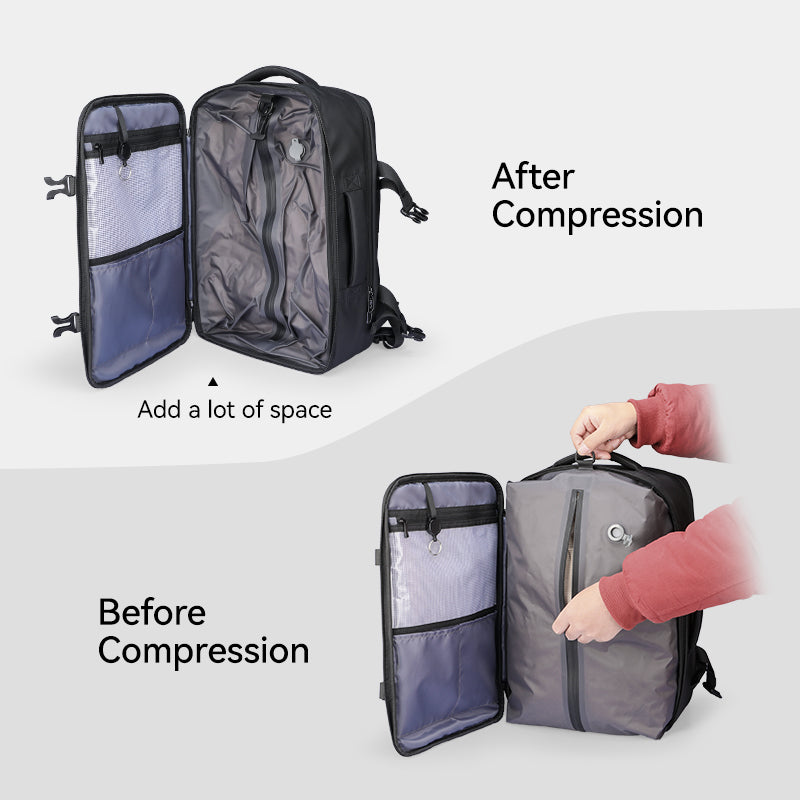 Expandos Compression: Larger And More Professional Multifunctional Buisness Backpack YKK Zipper