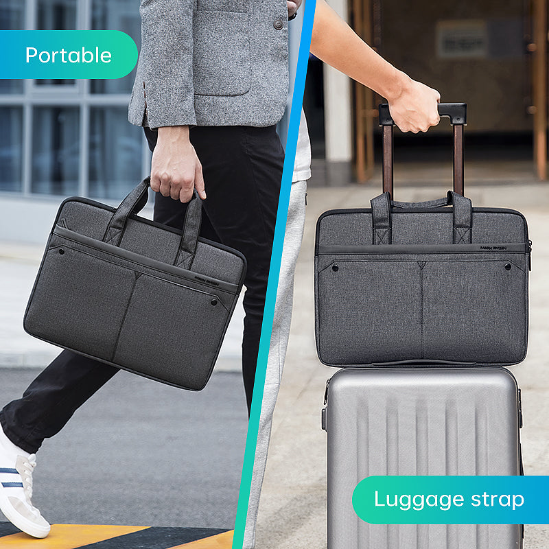 Classic III: MarkRyden Lighter and Thinner Tech Commuter Computer Briefcase 15.6 inch