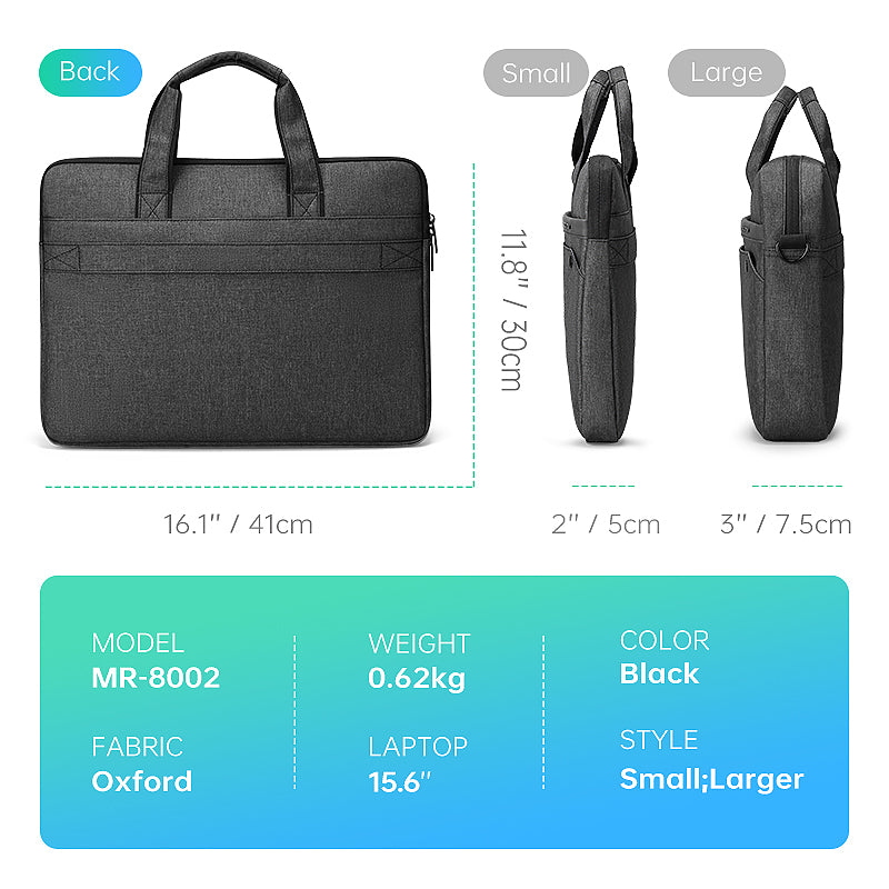 Classic III: MarkRyden Lighter and Thinner Tech Commuter Computer Briefcase 15.6 inch