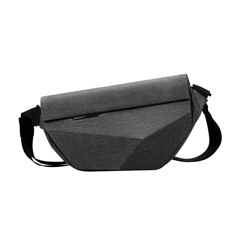 Facettes de diamant : sac à bandoulière rigide de grande capacité, étanche et résistant aux rayures 