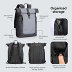 DynaPack: Sleek Multi-compartment Laptop Bag with Dynamic Design Easy Accessibility