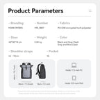 DynaPack: Sleek Multi-compartment Laptop Bag with Dynamic Design Easy Accessibility