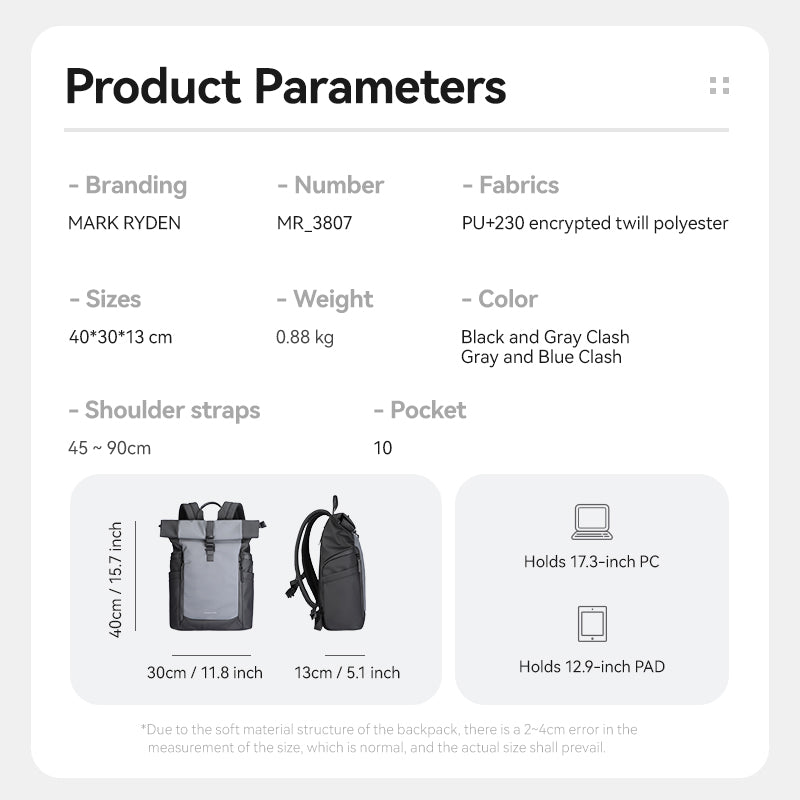DynaPack : sac pour ordinateur portable multi-compartiments élégant avec un design dynamique et un accès facile 