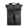 MarkRyden Global stylish black rolltop anti-theft daily commute backpack