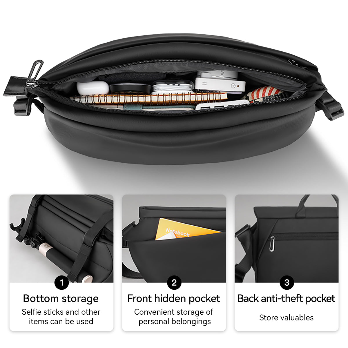 TravelProPack: Stylish and Durable Travel Backpack with Multiple Compartments