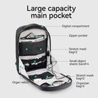 The Ratio Arc Compartment: Hard-shell Waterproof Laptop Backpack