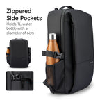 Super Light: Multi-compartment Waterproof Leather Computer Commuter Backpack