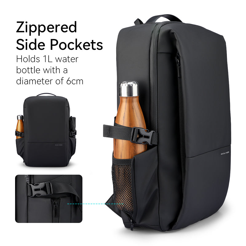 Super Light: Multi-compartment Waterproof Leather Computer Commuter Backpack