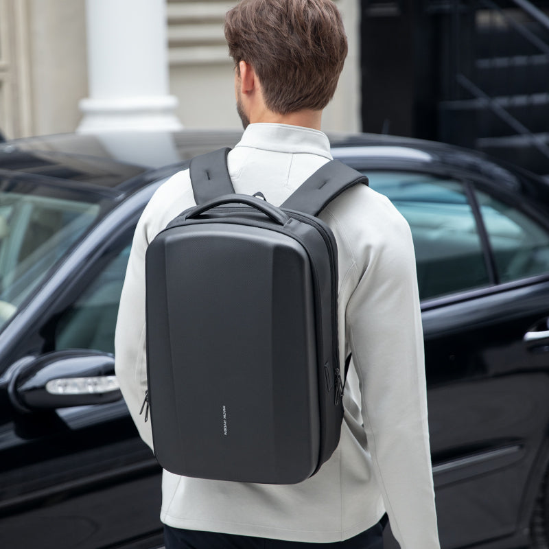 The Ratio Arc Compartment: Hard-shell Waterproof Laptop Backpack