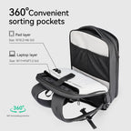 The Ratio Arc Compartment: Hard-shell Waterproof Laptop Backpack