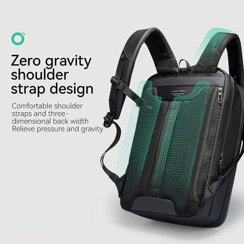 The Ratio Arc Compartment: Hard-shell Waterproof Laptop Backpack