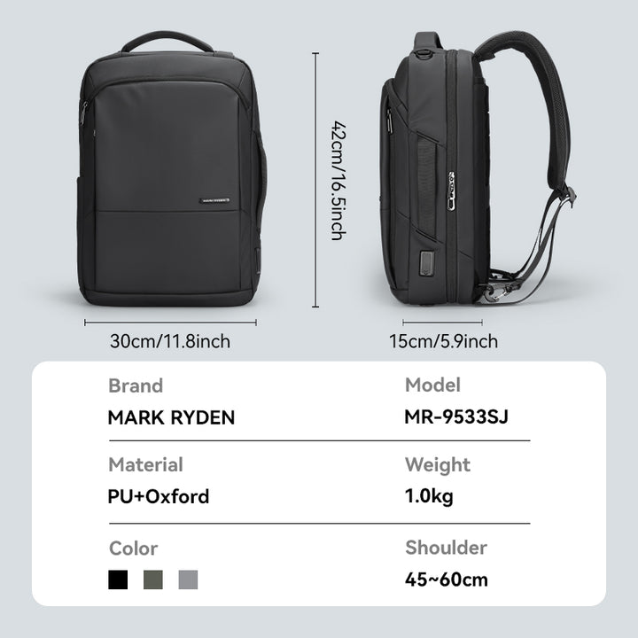 Squero Ⅰ - MR9533SJ - Mark Ryden Backpack Details - Size