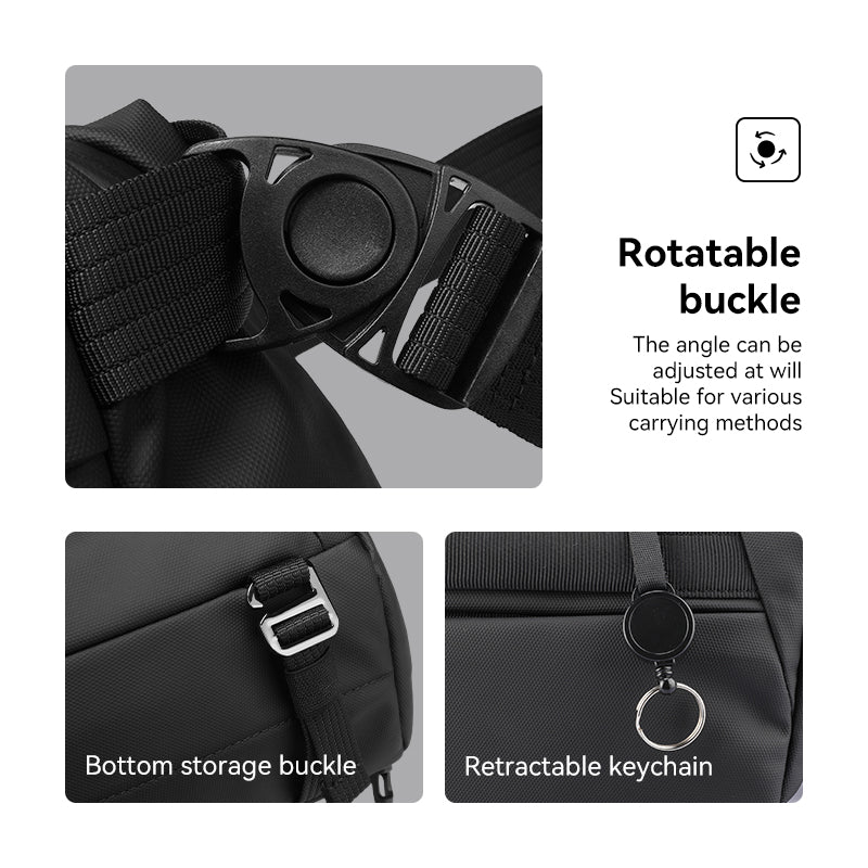 CityWalk: Fashions Large Capacity Spacious Waterproof Messenger Bag with YKK Zipper