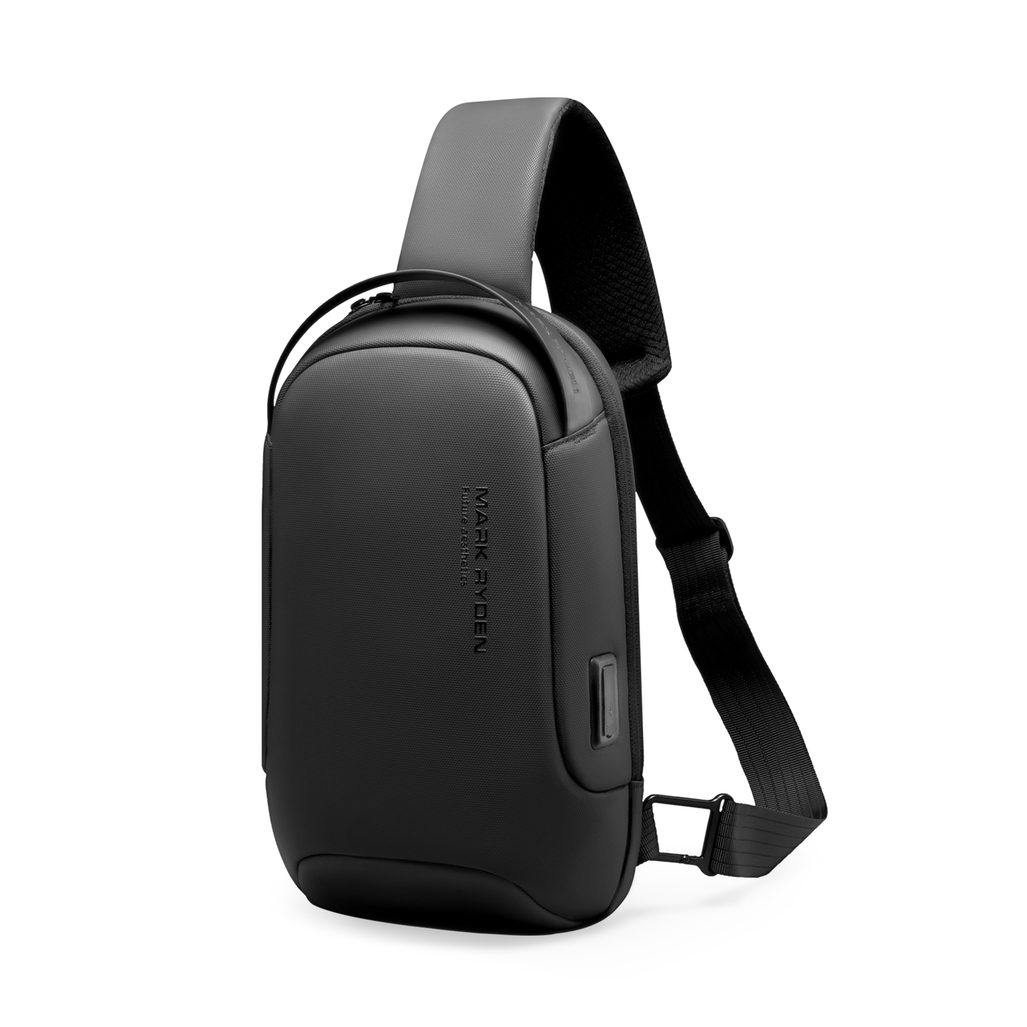 Torino: Multifunctional USB Port Adjustable Shoulder Strap Hidden Pockets Secure Sling Bag