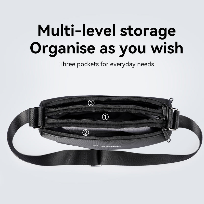 Easypose: 0.25kg Lightweight Waterproof Crossbody Bag Ideal for Everyday Use