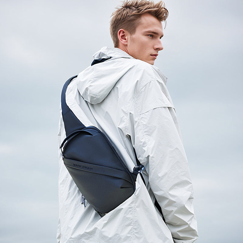 Clair : sac à bandoulière simple et propre, imperméable, de grande capacité 