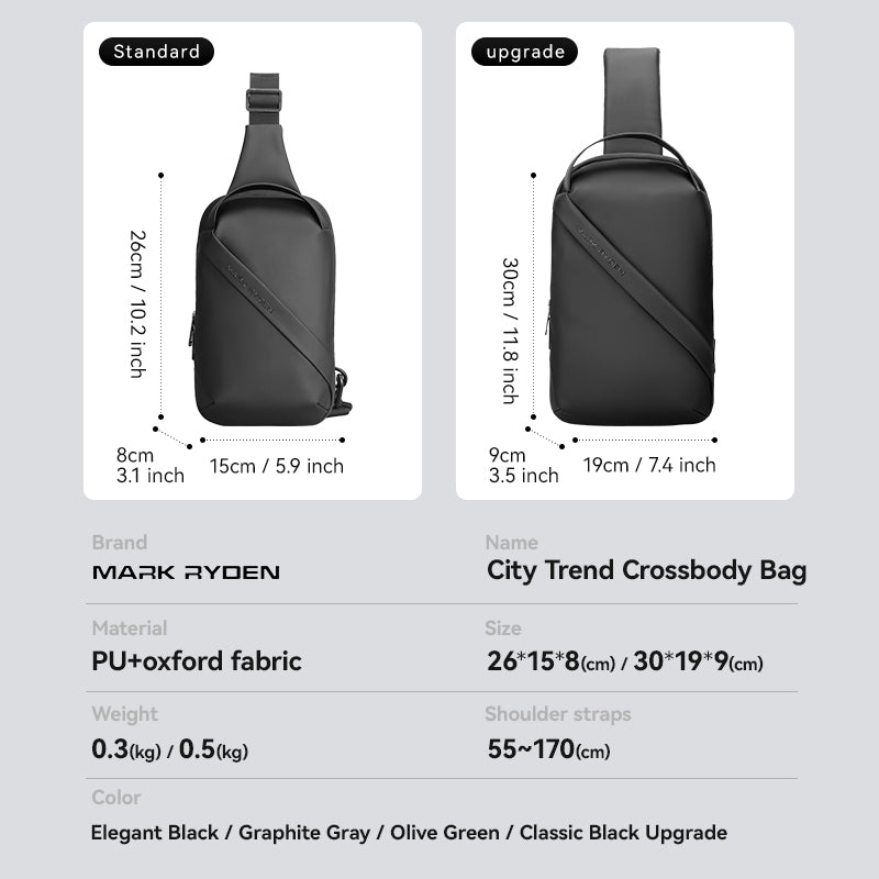 Clair : sac à bandoulière simple et propre, imperméable, de grande capacité 