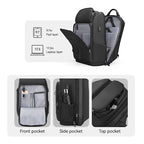Compacto Der vielseitige, geräumige Handgepäck-Laptop-Rucksack mit einem Geheimnis 