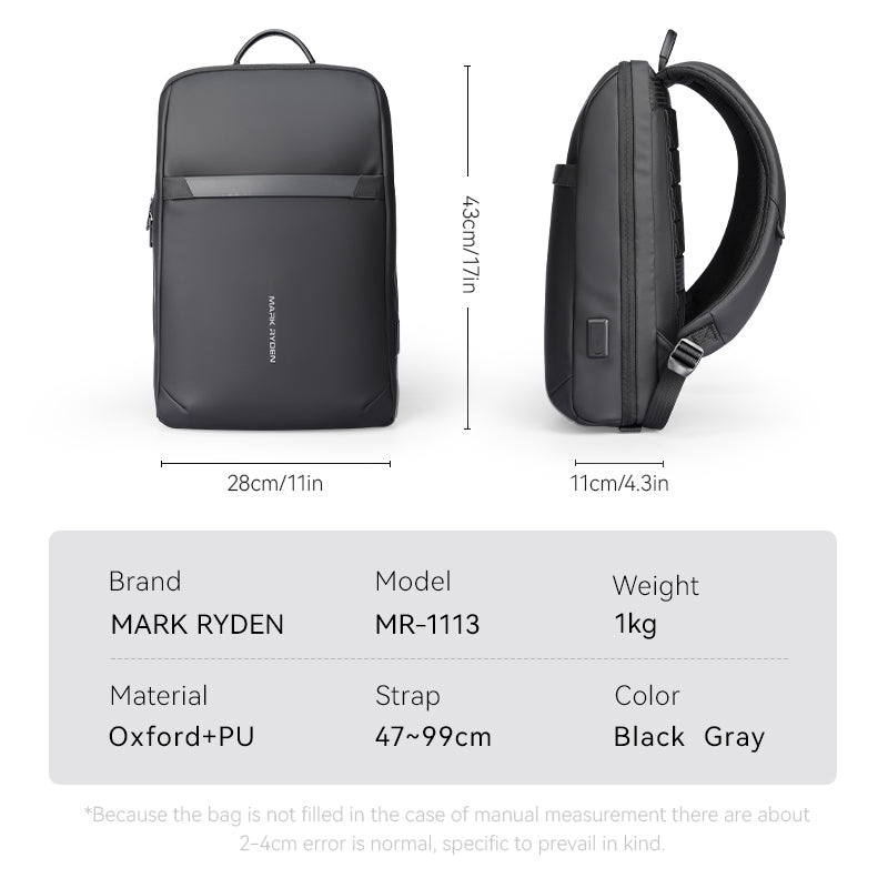Voyager Pro: Lightweight backpack with a small footprint for commuters