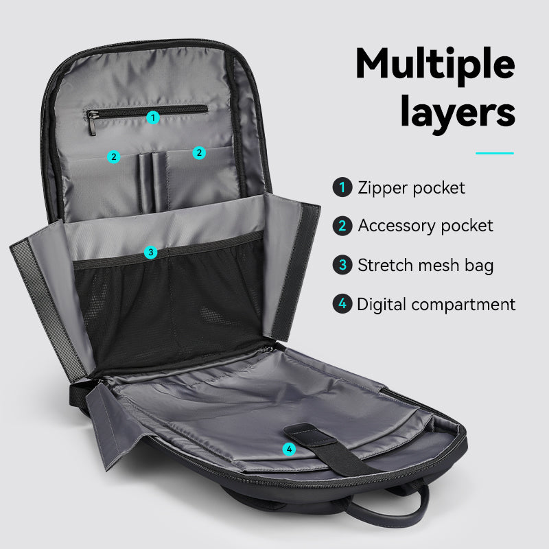 Voyager Pro: Lightweight backpack with a small footprint for commuters