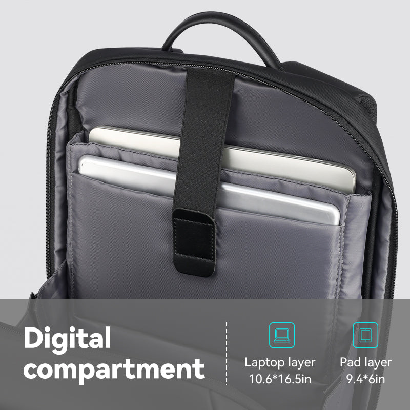 Voyager Pro: Lightweight backpack with a small footprint for commuters