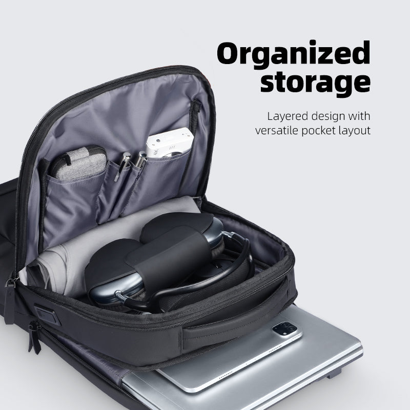 UrbanFlex Lite: Lightweight Backpack with Separate Computer Compartment Designed for Business