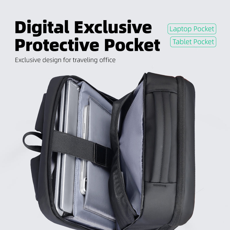 UrbanFlex Lite: Lightweight Backpack with Separate Computer Compartment Designed for Business