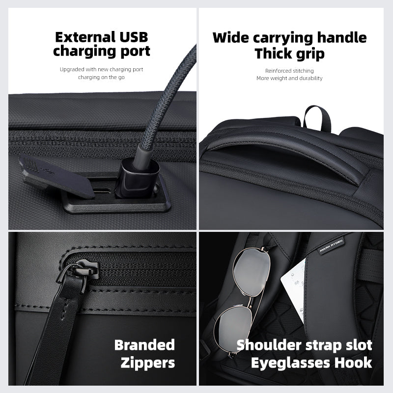 UrbanFlex Lite: Lightweight Backpack with Separate Computer Compartment Designed for Business