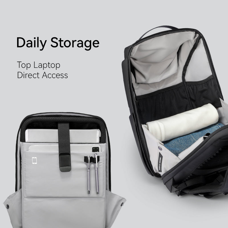 Polycom 2nd: Waterproof Backpack with Built-in USB for Travelling
