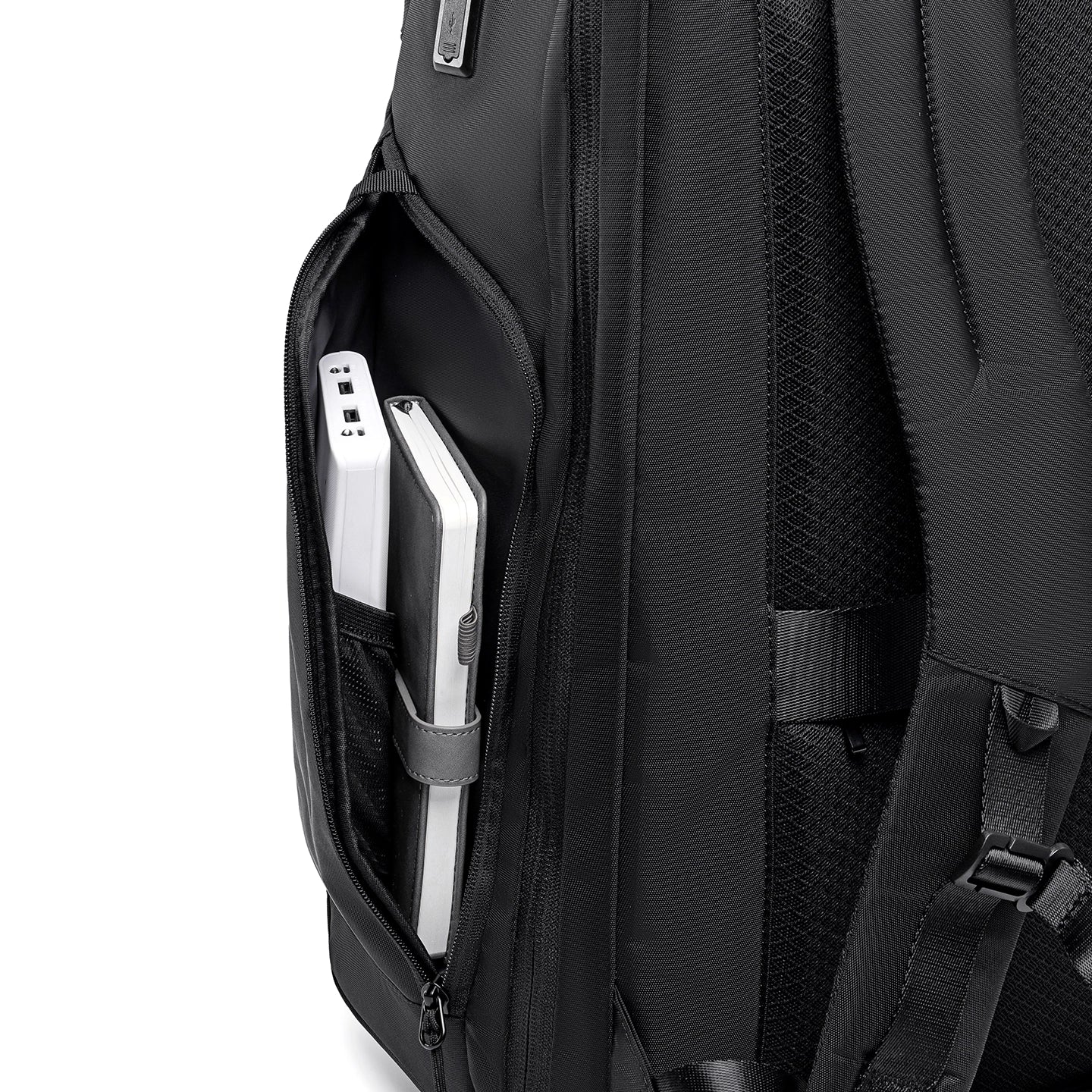 Vanguard: Splash-Proof Backpack with USB Port for Commuters