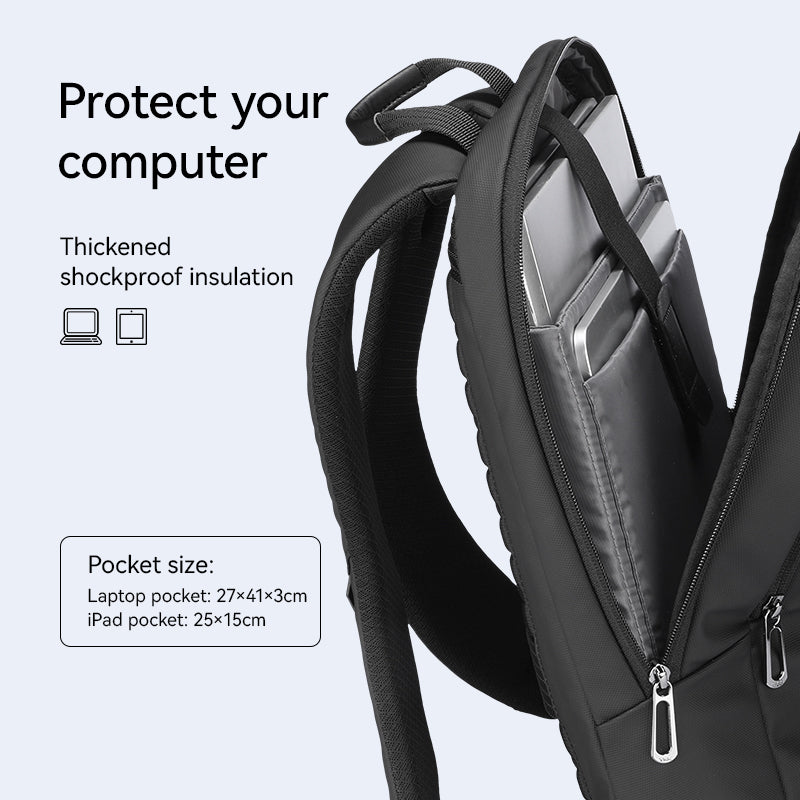 UrbanLite Pro: Sleek & Water-Resistant Business Travel Backpack