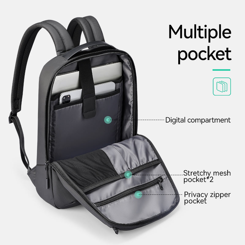 ZenOrganizer: Practical Compact Laptop Backpack for Daily Use