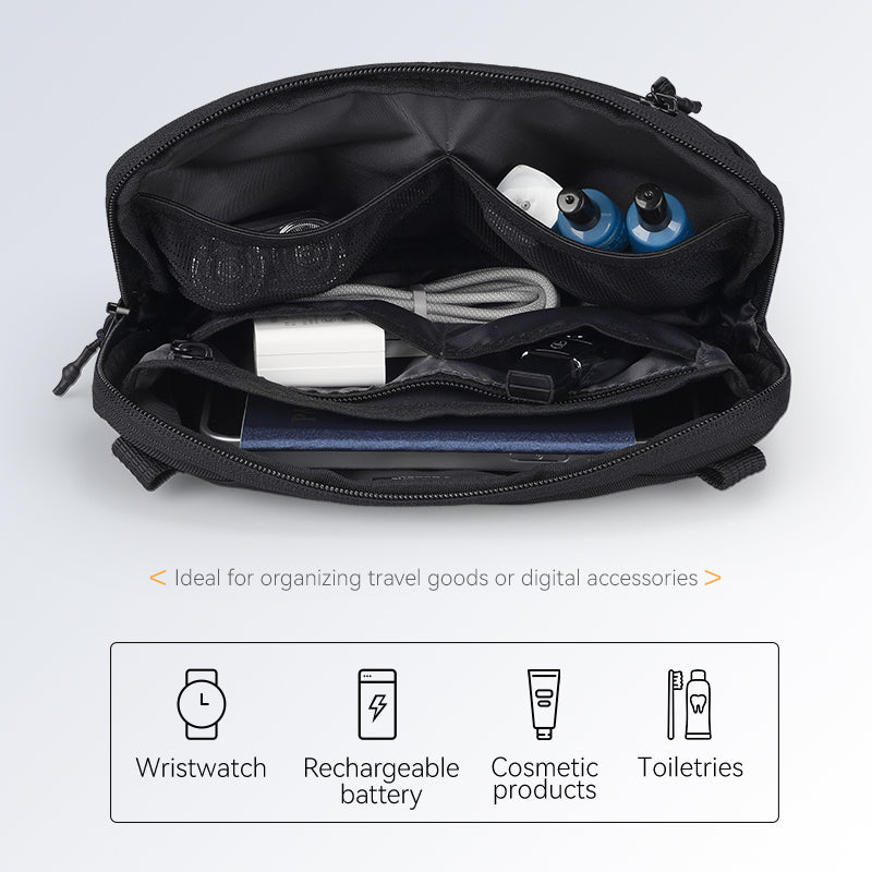 Switchstorage IV: Convertible Toiletry Crossbody Bag For the Modern Traveler