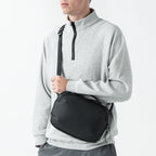 AquaLite: Waterproof PU Leather Sling Bag for the Modern Daily