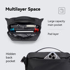 AquaLite: Waterproof PU Leather Sling Bag for the Modern Daily