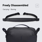 AquaLite: Waterproof PU Leather Sling Bag for the Modern Daily