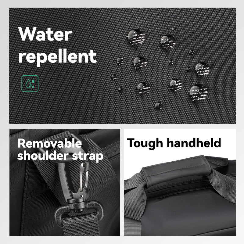 NomadFlex: 3-in-1 Waterproof Gym Bag for Those Seeking fitness