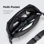 RapidPack Lite: Tri-Compartment Waterproof Sling Pack for Commute