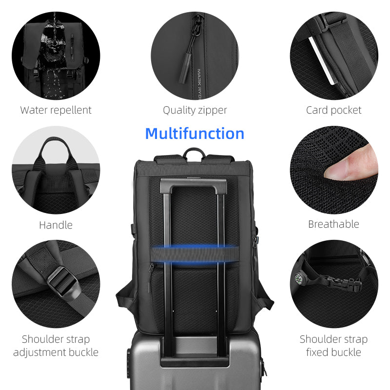 Sac à dos multifonctionnel multi-poches extensible Balo