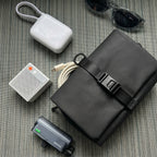 MagiClip: Wet-Dry Separate Toiletry Bag with Toothbrush Holder For Daily