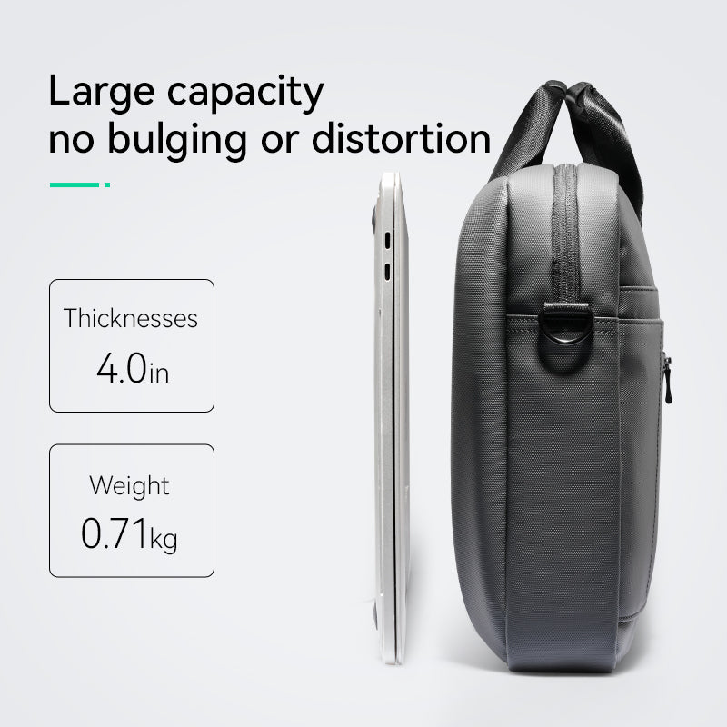 Classic V: Featherweight Water-resistant Briefcase For Urban Journeys