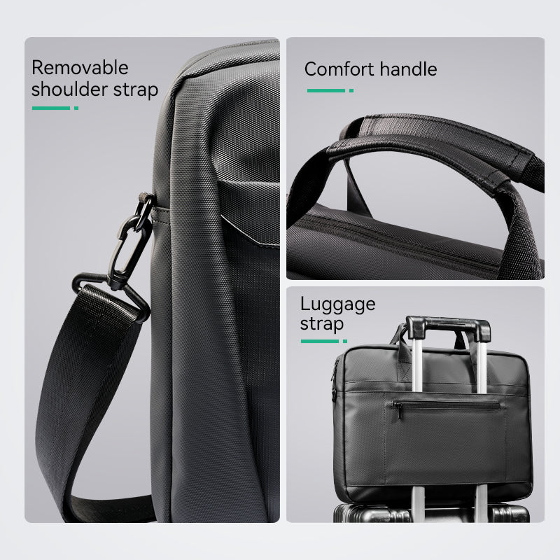 Classic V: Featherweight Water-resistant Briefcase For Urban Journeys