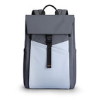 Urbanity: Elegant Gray Backpack with Spacious Compartments Durable Design