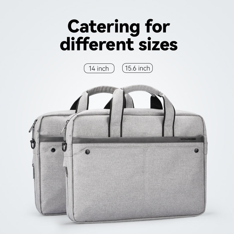 Classic I: MarkRyden Tech Commuter Computer Briefcase 14 / 15.6 inch in Gray