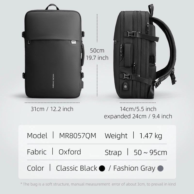 Pathrato Pro: Smart-Compression Travel Backpack For Frequent Flyers