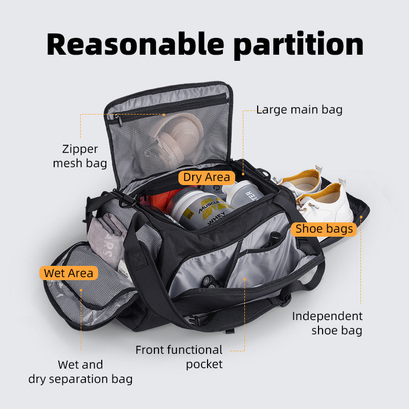 Worksman : sac de voyage spacieux et durable en polyester avec poches faciles d'accès 