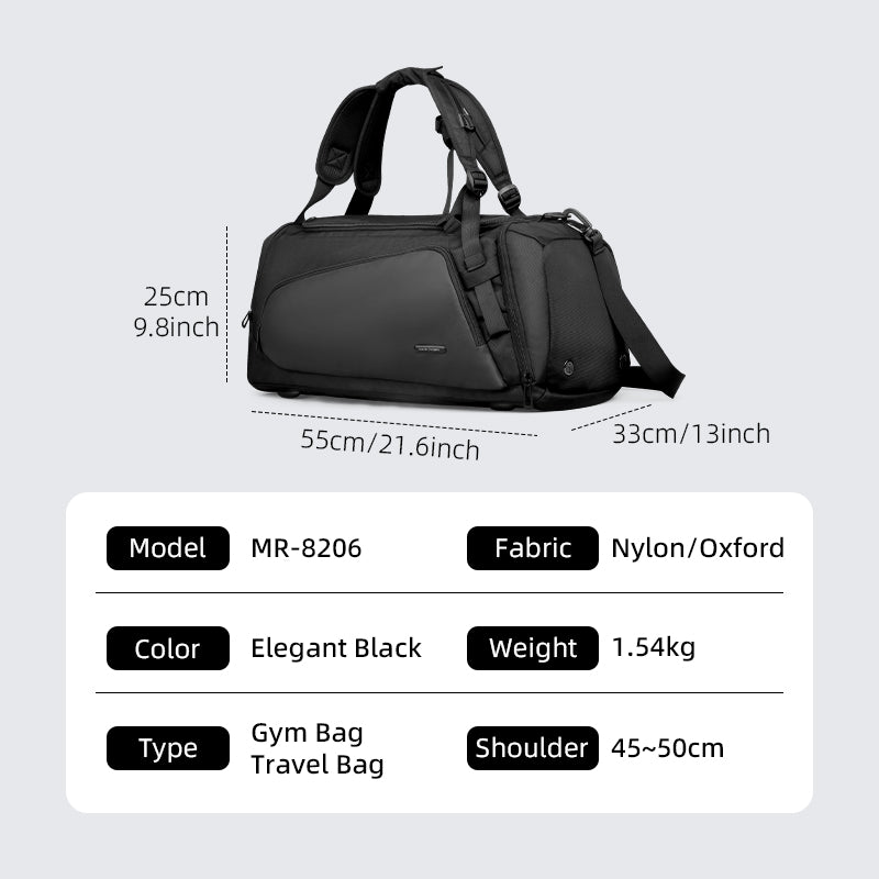 Worksman : sac de voyage spacieux et durable en polyester avec poches faciles d'accès 